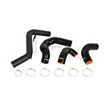 Mishimoto MMICP-FOST-13KWBK Intercooler Pipe Kit Compatible With Ford Focus ST 2013+ Wrinkle Black