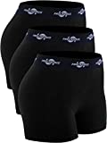 CADMUS Women's Spandex Volleyball Shorts 3" Workout Pro Shorts,Black & Black & Black,Small