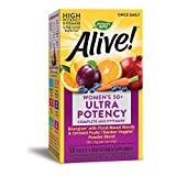 Nature's Way Alive! Women's 50+ Ultra Potency Complete Multivitamin, Supports Wellness and Healthy Aging*, 60 Tablets