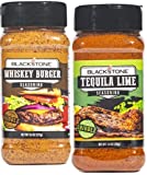 BBQ Grill Seasonings by Blackstone - 2 pack - Whiskey Burger and Taquilla Lime