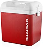 Ovente Portable Outdoor Personal Ice Chest Insulated Cooler Box 6 Quart, Easy Travel Storage Lunchbox with Carrying Handle, Cold Pack Mini Tote for Camping Lunch Beach Picnic or Fishing, Red CP1560R