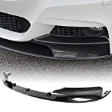 GaofeiLTF Front Bumper Lip Splitter Compatible with BMW 3 Series F30 M Sport 2012-2018 Car Chin Spoiler 2pcs Carbon Fiber Style