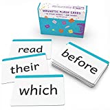 Attractivia 2nd Grade Sight Words Magnetic Flash Cards(Second Grade) - 46 Sturdy Large Dolch Cards for Literacy of Beginning Readers, Homeschool, Teachers and ESL