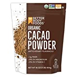 BetterBody Foods Organic Cacao Powder, Non-GMO, Gluten-Free Superfood, Cocoa, 16 Ounce