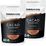 Terrasoul Superfoods Raw Organic Cacao Powder, 2 Lbs (2 Pack) - Raw | Keto | Vegan