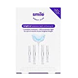 SmileDirectClub Teeth Whitening Kit with LED Light - 4 Pack Gel Pens - Professional Strength Hydrogen Peroxide