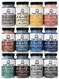 FolkArt Home Decor Ultra Matte Chalk Finish Acrylic Craft Paint Set Formulated for No-Prep Application, Designed for Beginners and Artists