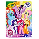 Crayola My Little Pony Coloring Book with Stickers, Gift for Girls and Boys, 96 Pages, Ages 3, 4, 5, 6, Multi- Color