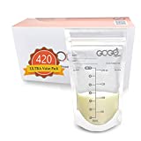 420 CT (7 Pack of 60 Bags) ULTRA Value Pack Breast Milk Storing Bags - 7 OZ, Pre-Sterilized, BPA Free, Leak Proof Double Zipper Seal, Self Standing, for Refrigeration and Freezing - Only at Amazon