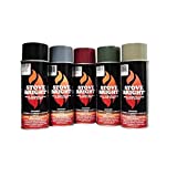 FORREST Hi-Temperature 1200 deg. Stove and Fireplace Paint (Mojave Red)