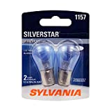 SYLVANIA - 1157 SilverStar Mini Bulb - Brighter and Whiter Light, Ideal for Daytime Running Lights (DRL) and Reverse Lights (Contains 2 Bulbs)