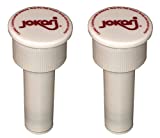 Jokari Fizz Keeper Pump Cap 2 Liter/Lt Soda Pop Bottles Saves Carbonation 2-Pack, 2 Count