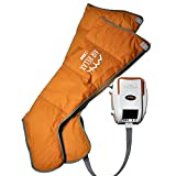 Air Relax AR-1.0 Sequential Compression Device, FDA Cleared Medical Grade Recovery System, Improves Blood Circulation for Legs, Leg Compression Massager Machine and Lymphatic Drainage Machine, Orange