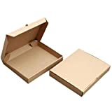 9" Premium Kraft Pizza Boxes Take Out Containers (10 Pack) (9" Length x 9" Width x 1.7" Depth)