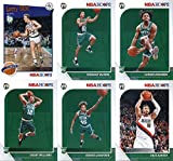 2019-20 Panini NBA Hoops Boston Celtics Team Set of 11 Cards: Jayson Tatum(#6), Jaylen Brown(#7), Marcus Smart(#8), Gordon Hayward(#9), Kemba Walker(#19), Enes Kanter(#164), Romeo Langford(#211), Grant Williams(#218), Carsen Edwards(#227), Tremont Waters(#237), Larry Bird(#289)