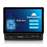 JOYING Newest 10.1 Inch Octa Core Car Stereo 19201200 Android 10 Head Unit 4GB+64GB for Toyota Tacoma 2005-2015 Support Android Auto/Steering Wheel Control/Plug and Play