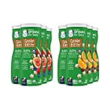 Gerber Baby Snacks Organic Puffs Variety Pack, Cranberry Orange & Fig Berry, 1.48 Ounce (Pack of 8)