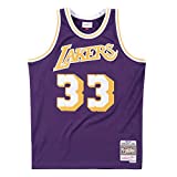 Kareem Abdul-Jabbar Los Angeles Lakers 1983-84 Swingman Purple Replica Jersey (Large)