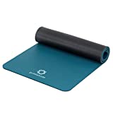 PRIMASOLE Yoga Mat Eco-Friendly Material 1/2"(10mm) Non-Slip Yoga Pilates Fitness at Home & Gym Twin Color Jango Green/Black PSS91NH075A