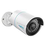 REOLINK Security IP Camera Outdoor, 5MP Home Surveillance Outdoor Indoor PoE Camera, Human/Vehicle Detection, 100Ft IR Night Vision, Work with Smart Home, Up to 256GB Micro SD Card, RLC-510A