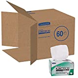 Kimberly-Clark PROFESSIONAL Kimwipes Delicate Task Kimtech Science Wipers (34155), White, 1-PLY, 60 Pop-Up Boxes / Case, 286 Sheets / Box, 16,800 Sheets / Case