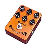 JOYO American Sound Amp Simulator Pedal of Fd 57 Deluxe Amplifier from Clean to Overdrive Sound for Electric Guitar Effect - Bypass (JF-14)