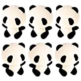ArtCreativity Panda Erasers for Kids, Set of 6, Aesthetic School Supplies for Kids and Classroom Gifts for Students, Great as Pinata Stuffers, Goodie Bag Fillers, and Stationery Party Favors