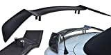 ICBEAMER JDM GT Style 57" 100% Real Carbon Fiber Spoiler Wing Universal Fit Rear Trunk Coupe Sport Sedan