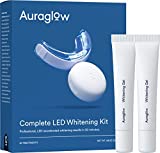 Auraglow Teeth Whitening Kit with LED Light, 35% Carbamide Peroxide Gel, 20 Whitening Treatments