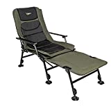 VINGLI Oversized Fishing Chair with Footrest Heavy Duty Support 440 LBS, 160 Freely Adjustable Reclining Folding Chairs, Lounge Travel Outdoor Seat with High Back for Fishing Camping or Leisure