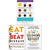 The Immune System Recovery Plan, Eat To Beat Disease, The Telomere Effect 3 Books Collection Set