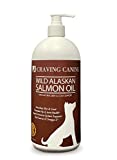 Craving Canine Salmon Oil for Dogs - Less Shedding & Licking. Omega 3 Fish Oil Great for Pill-Spitting Dogs. Vitamin E to Reduce Skin Flakiness. Ideal Fish Oil for Dogs Needing Coat Improvement.