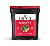 ReadyWise Emergency Food Supply, Freeze Dried Vegetables, 120 Servings, Vegetables