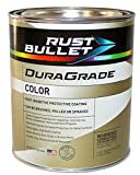 Rust Bullet DuraGrade Color - Advanced Technology Rust Inhibitor Corrosion Control and Protective Coating - Exceptional Adhesion - UV Resistant - Quart, Black