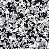Rust Bullet - Decorative Color Flakes - Customize Your Concrete Coating - 1 LB Bag - Choose Your Color (Black Marble)