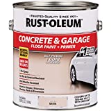 Rust-Oleum 347121 Concrete & Garage Floor Paint + Pimer Satin Sand gal