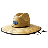 Camo Patch Straw Hat|Wide Brim Fishing Hat + Sun Protection