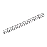 uxcell Compression Spring,304 Stainless Steel,2mm OD,0.3mm Wire Size,12mm Compressed Length,20mm Free Length,3.9N Load Capacity for Home Projects, Silver Tone, 30pcs