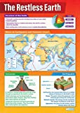 The Restless Earth | Geography Posters | Laminated Gloss Paper measuring 33 x 23.5 | Geography Classroom Posters | Education Charts by Daydream Education