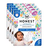 The Honest Company Toddler Training Pants, Fairies, 2T/3T, 104 Count, Eco-Friendly, Underwear-Like Fit, Stretchy Waistband & Tearaway Sides, Perfect for Potty Training