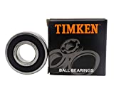 2PACK TIMKEN 6202-2RS Double Rubber Seal Bearings 15x35x11mm, Pre-Lubricated and Stable Performance and Cost Effective, Deep Groove Ball Bearings.