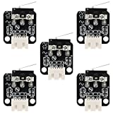 3D Printer Part End Stop Limit Switch5 Pcs Micro Mechanical Switch 3 Pin Compatible with CNC RAMPS 1.4 RepRap 3D Printer CR-10 10S,S4,S5,Ender 3/Ender 3 Pro/Ender 3 V2 by GUBCUB