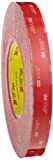 3M TALC VHB Heavy Duty Mounting Tape 4910 Clear, 3/4 in x 15 yd 40.0 mil (Pack of 1)