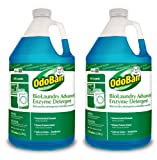 OdoBan Professional Cleaning and Odor Control Solutions, BioLaundry Advanced Enzyme Detergent, 2 Gal