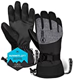 Tough Outdoors Men's Winter Gloves - Ski Gloves - Adult Snow Gloves for Men & Women - Snowboarding Gloves & Skiing Gloves - Waterproof Gloves & Insulated Gloves - Winter Snowboard Gloves Men & Women