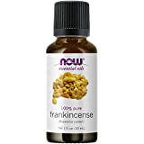 NOW Essential Oils, Frankincense Oil, Centering Aromatherapy Scent, Steam Distilled, 100% Pure, Vegan, Child Resistant Cap, 1-Ounce