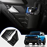 Mabett for Ford Bronco Accessories 2021 2022 Front Door Storage Pockets Door Side Organizer Box