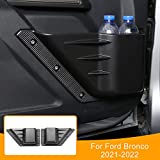 Erivis Fits for Ford Bronco Accessories 2021 2022 Front Door Storage Pocket Door Side Organizer Box for 2/4-Door Bronco