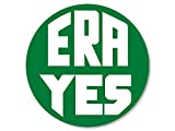 Round Green ERA Yes Sticker (Equality Equal Rights Amendment Women Female)