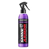 SHINE ARMOR Ceramic Coating Fortify Quick Coat Car Wax Polish Spray Waterless Wash & Wax Hydrophobic Top Coat Polish & Polymer Paint Sealant Detail Protection 8 Fl Oz